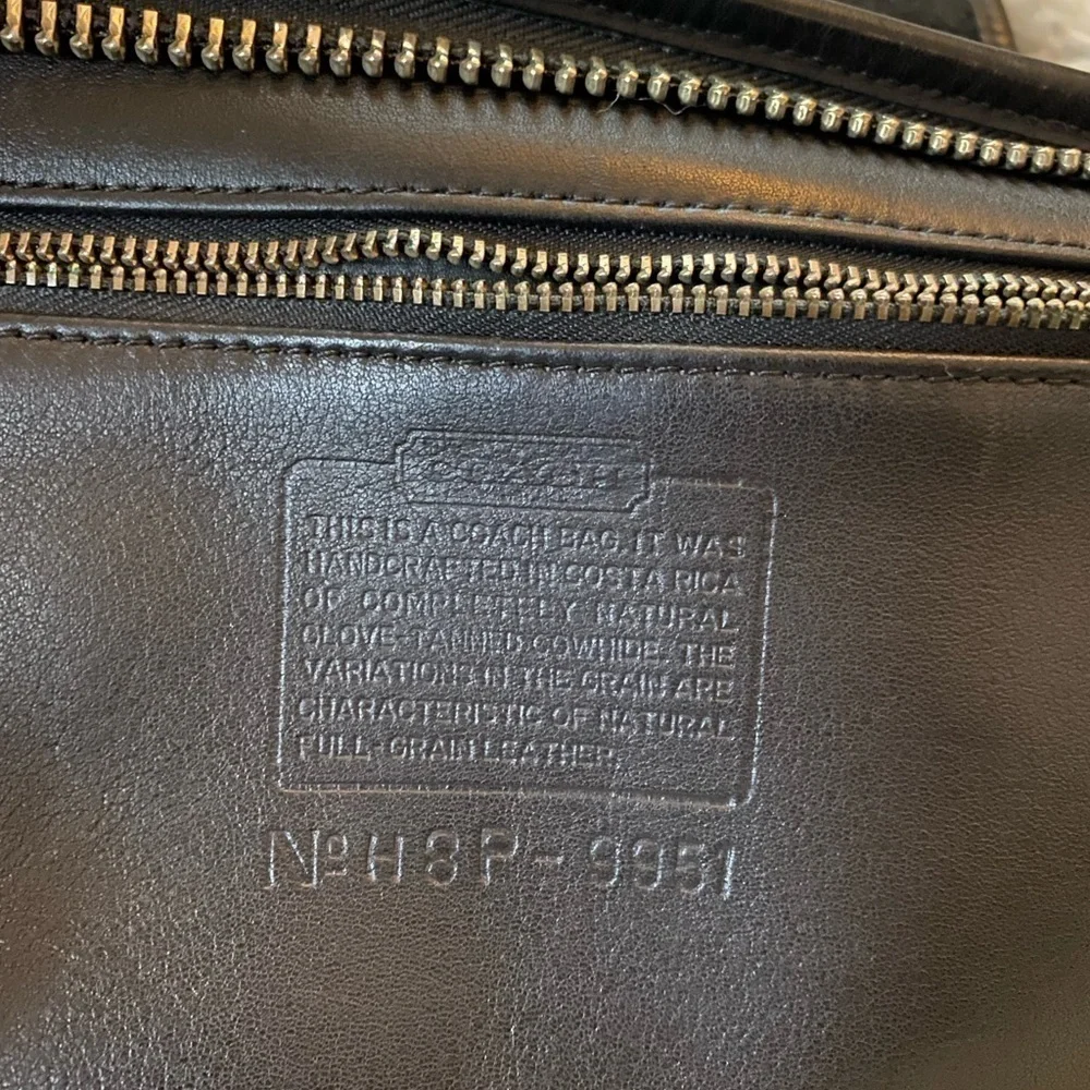 Vintage Coach Patricia Large Black Leather Saddle Legacy Flap Crossbody …